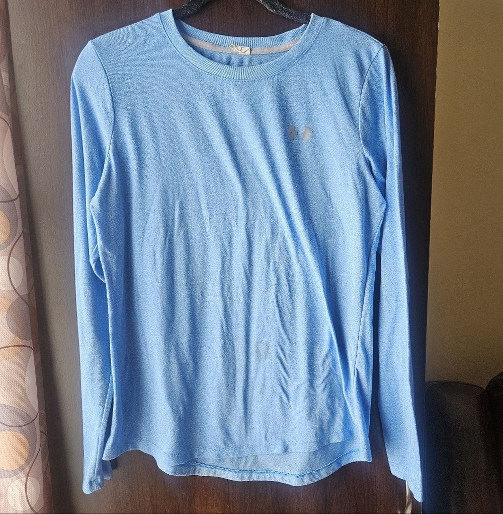 Under Armour Light Blue Long Sleeve Tee